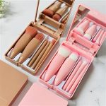 ست براش آرایشی مدل آینه دار 5 عددی - تصویر 3